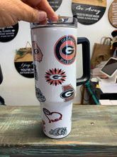 Load image into Gallery viewer, Georgia bulldog  40oz cup
