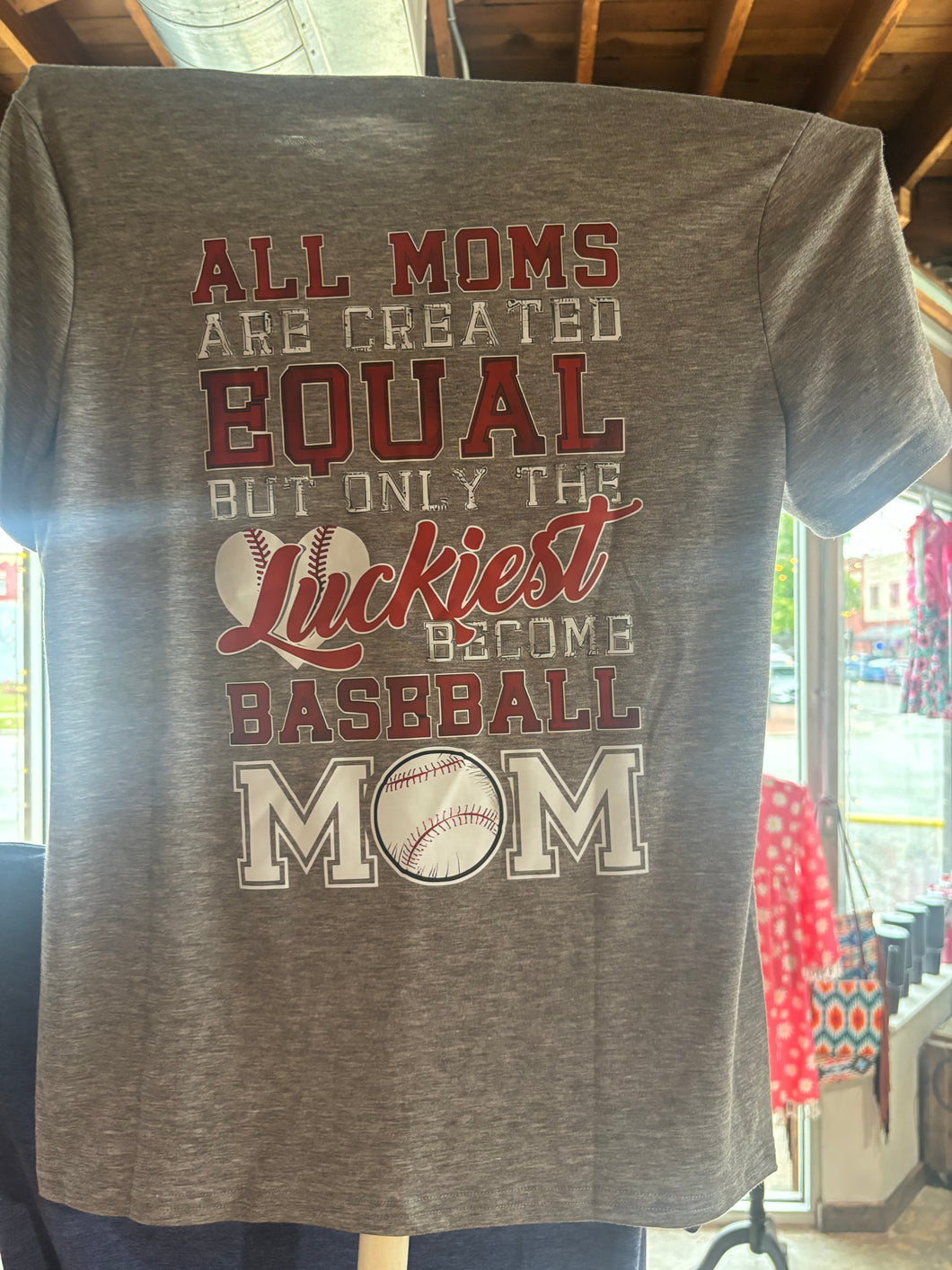 Baseball mom T shirt