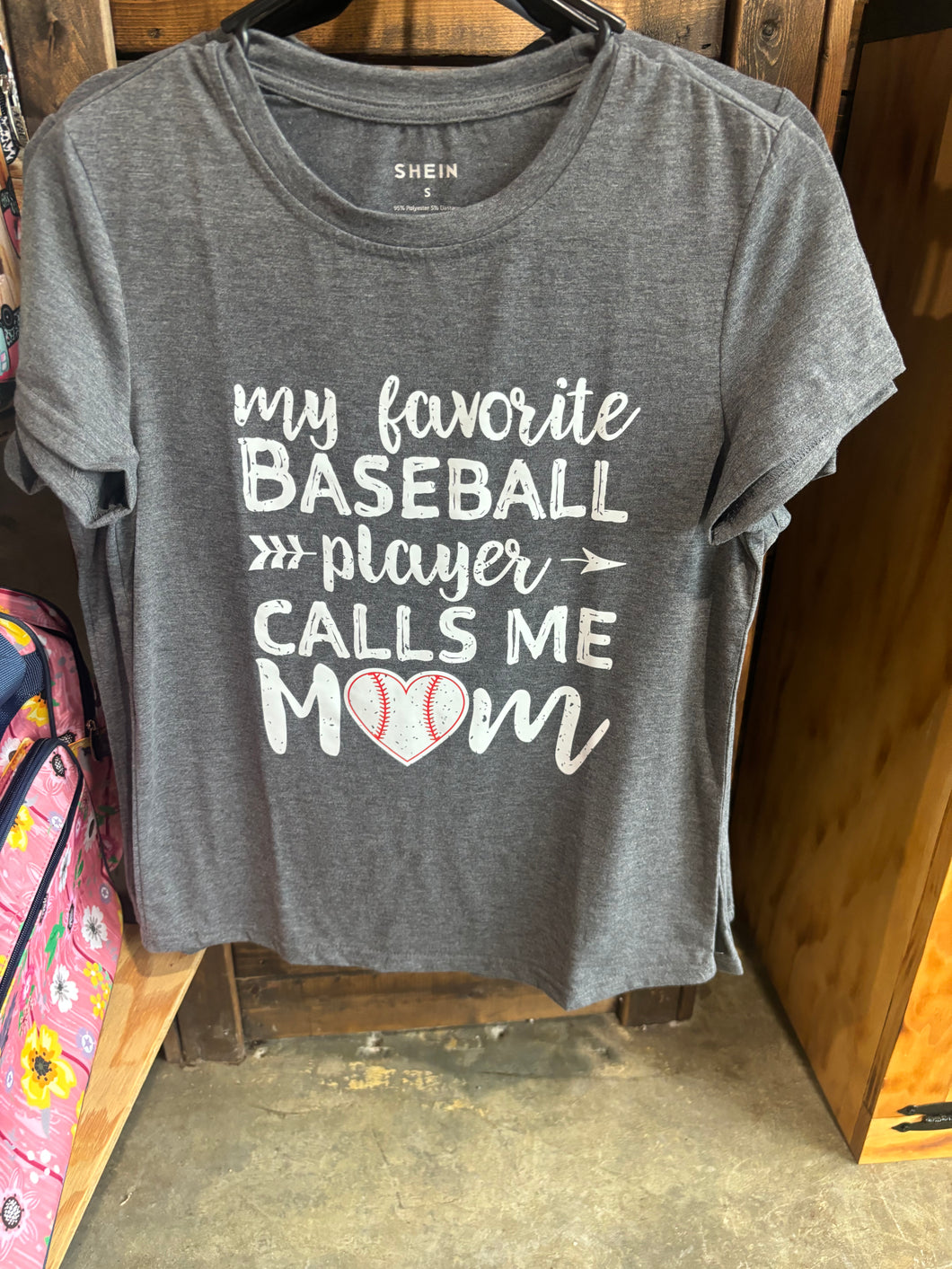 My favorite baseball player calls me, mom t shirt