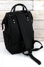 Load image into Gallery viewer, Black diaper bag

