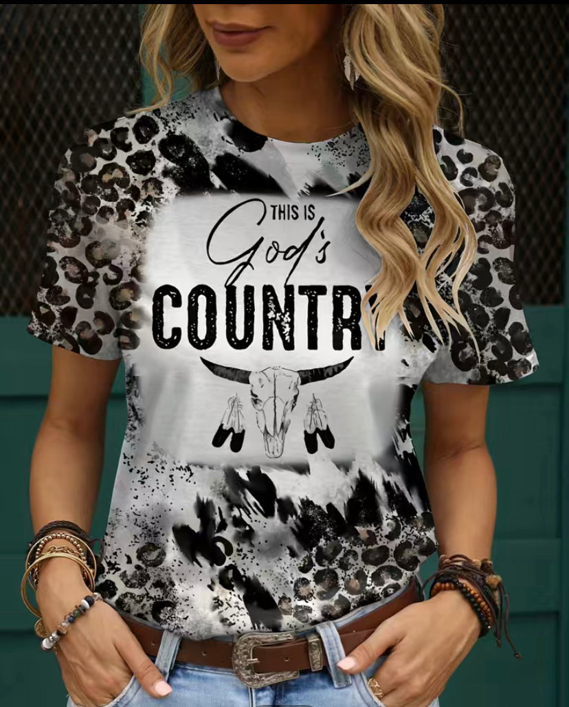 This is god country bleach t-shirt