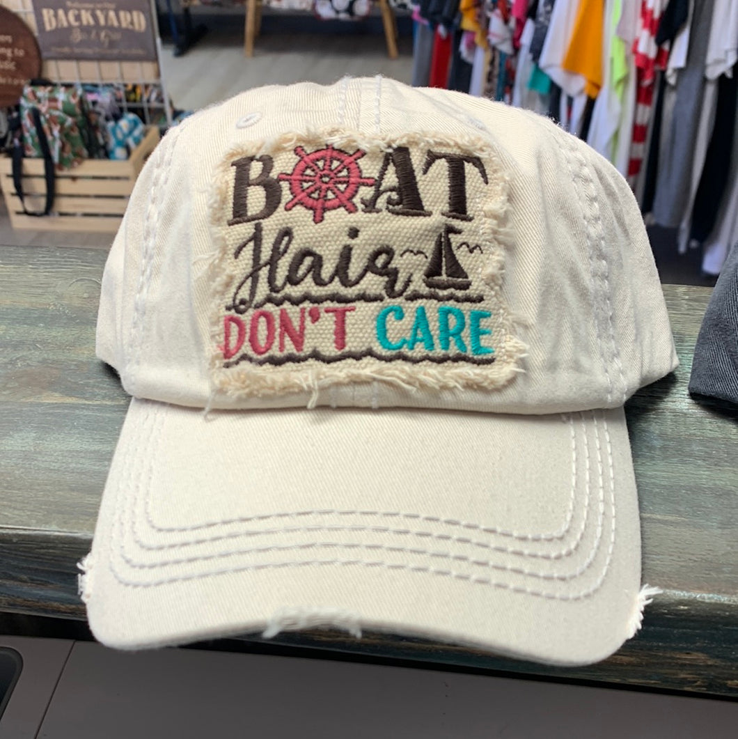 Boat hair don’t care hat
