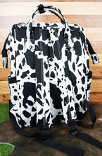 Load image into Gallery viewer, Cow print diaper bag
