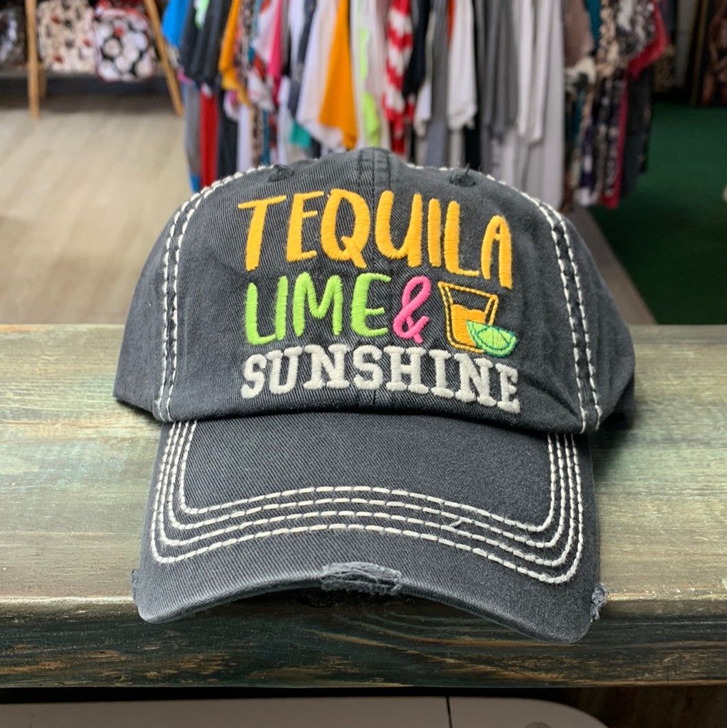 Tequila lime and sunshine hat