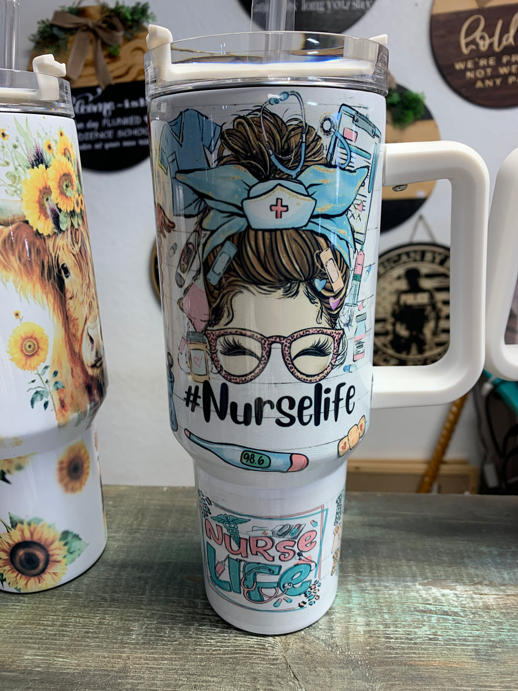 Nurse life 40oz cup