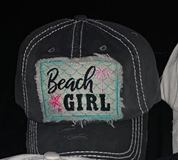 BEACH GIRL baseball hat