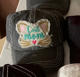CAT MOM baseball hat