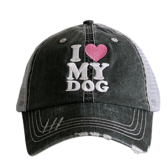 I  love my dog hat