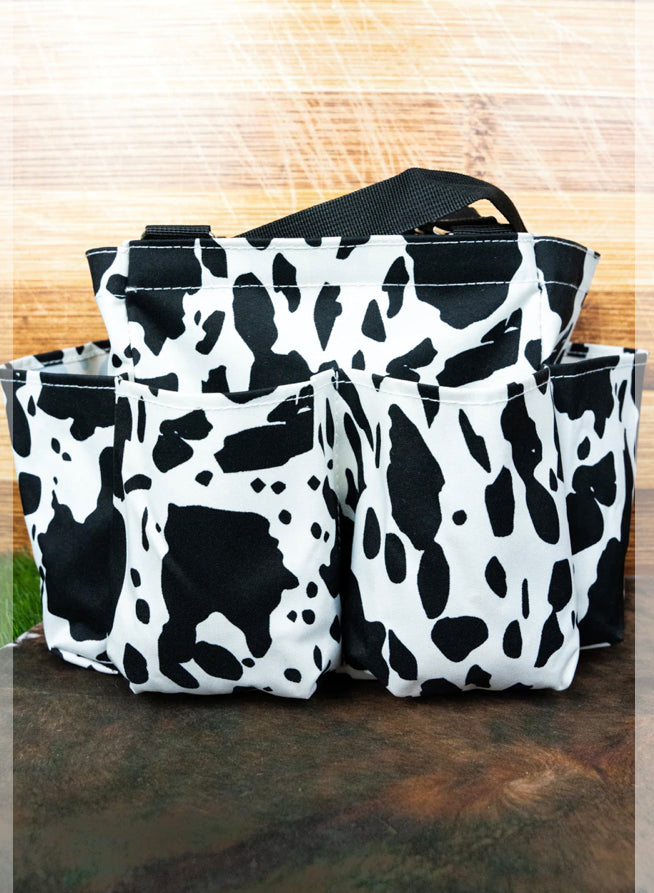 Cow hid (black) (small) bag