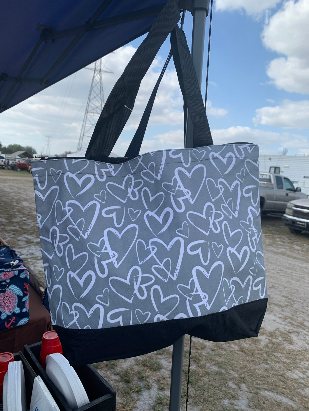 Heart  bag with change purse