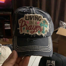 Load image into Gallery viewer, LIVING ON A PRAYER baseball hat
