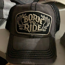 Load image into Gallery viewer, Born to ride baseball hat
