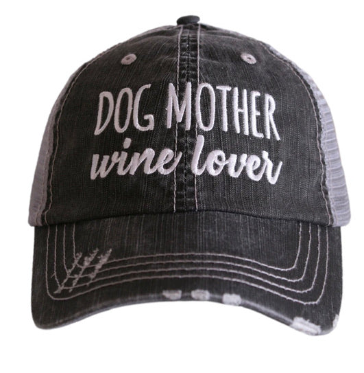 Dog mother wine lover hat