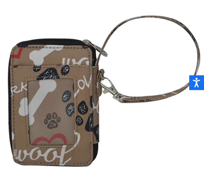 Puppy small  wallet/wristlet