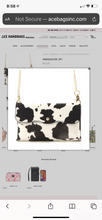 Load image into Gallery viewer, Cow print purse
