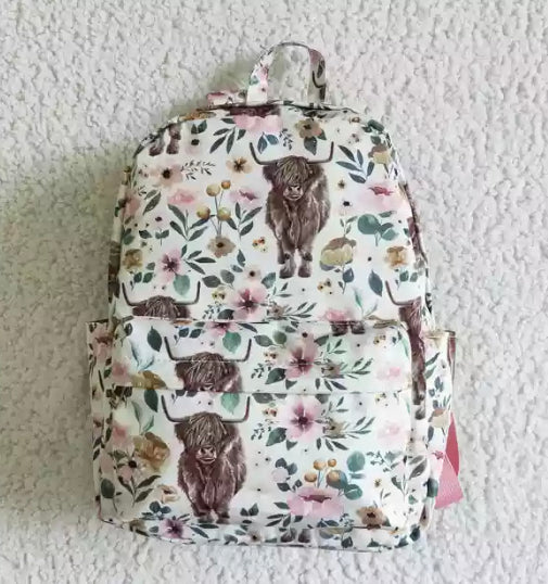 Highlander cow backpack