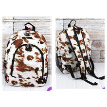 Load image into Gallery viewer, Cow print Backpack
