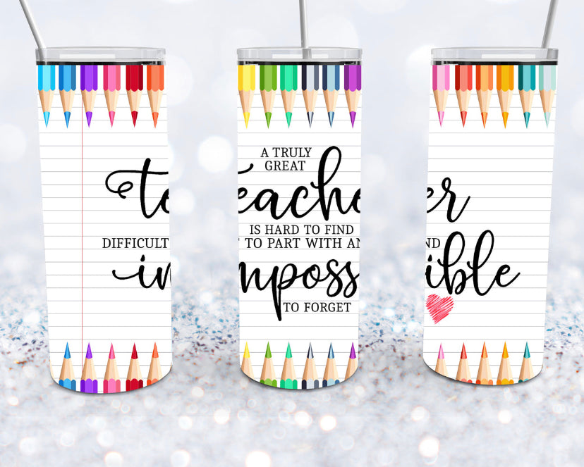 Teacher tumbler