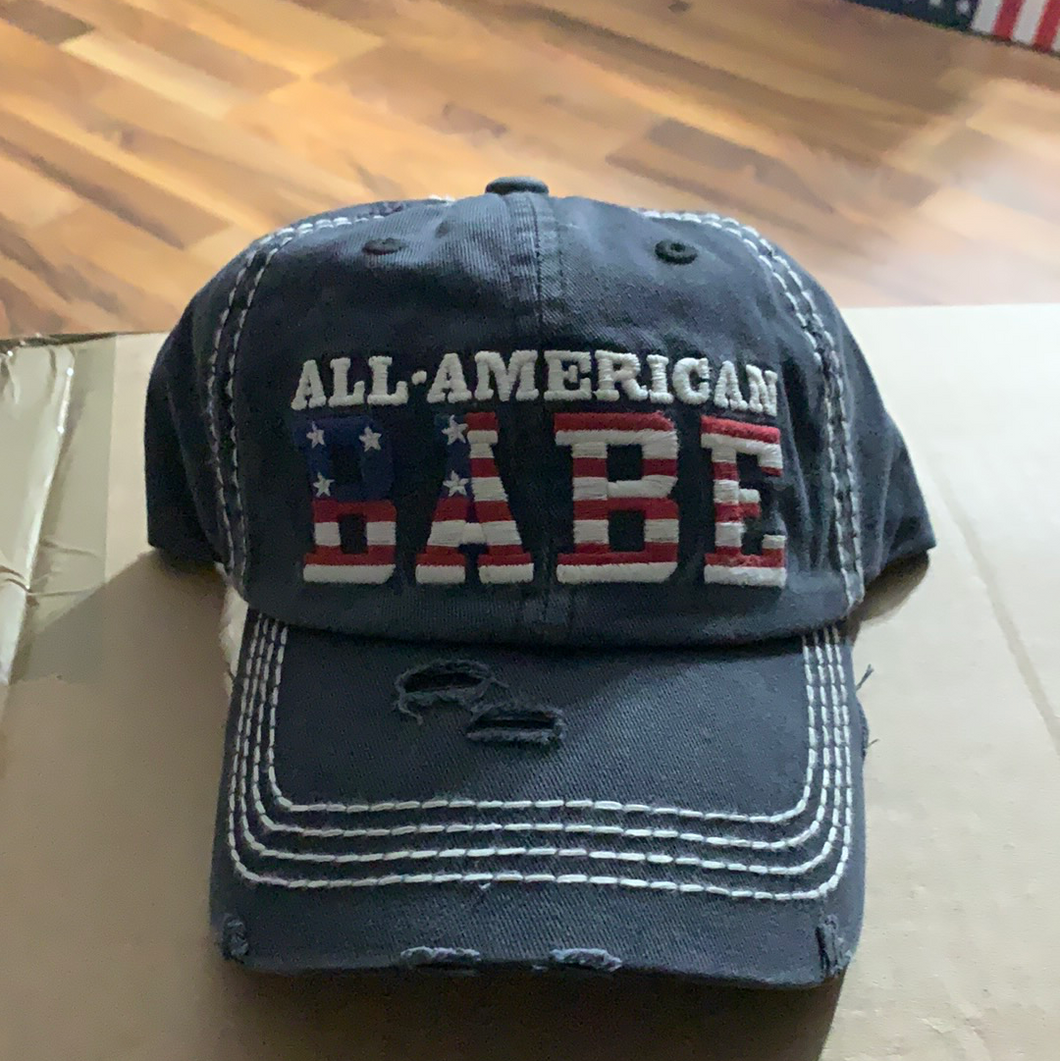 All American babe baseball hat
