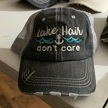 Load image into Gallery viewer, Lake hair don&#39;t care (pink) hat
