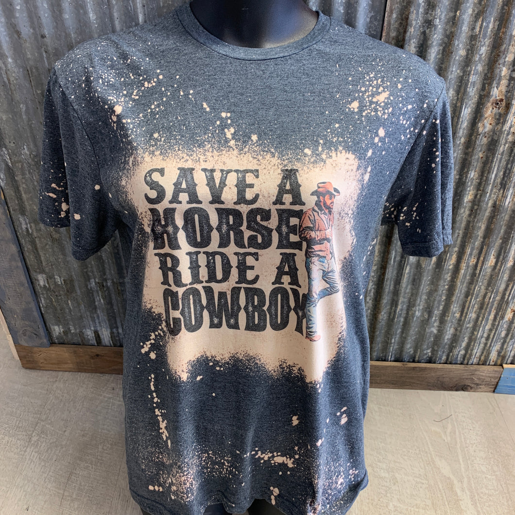 Save a horse ride a cowboy bleach t-shirt