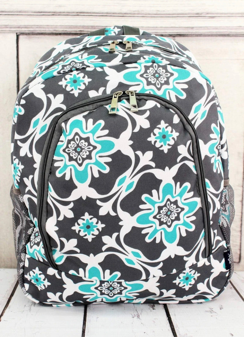 Navy and teal Backpack