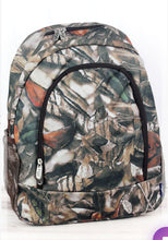 Load image into Gallery viewer, Camo  backpack
