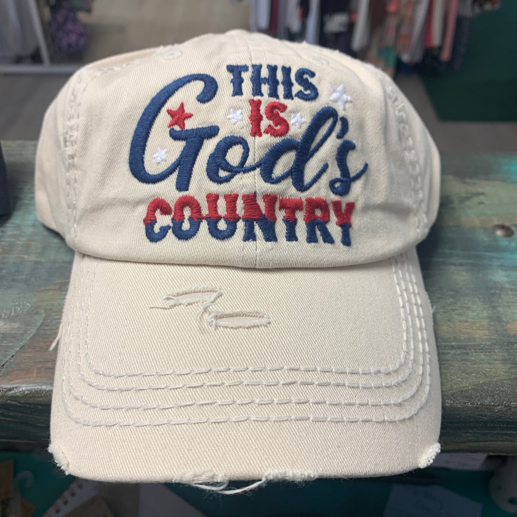This is gods country hat