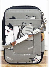 Load image into Gallery viewer, Cat wallet/wristlet
