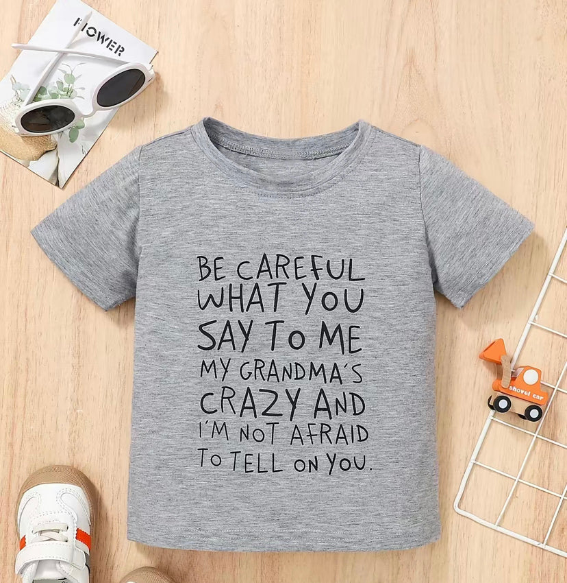 Crazy grandma shirt (toddler)