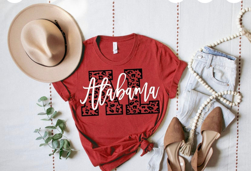 Alabama design to go on a bleach t-shirt