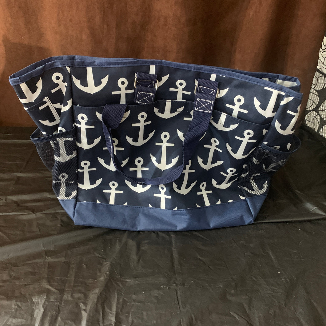 Anchor (navy and white) big bag