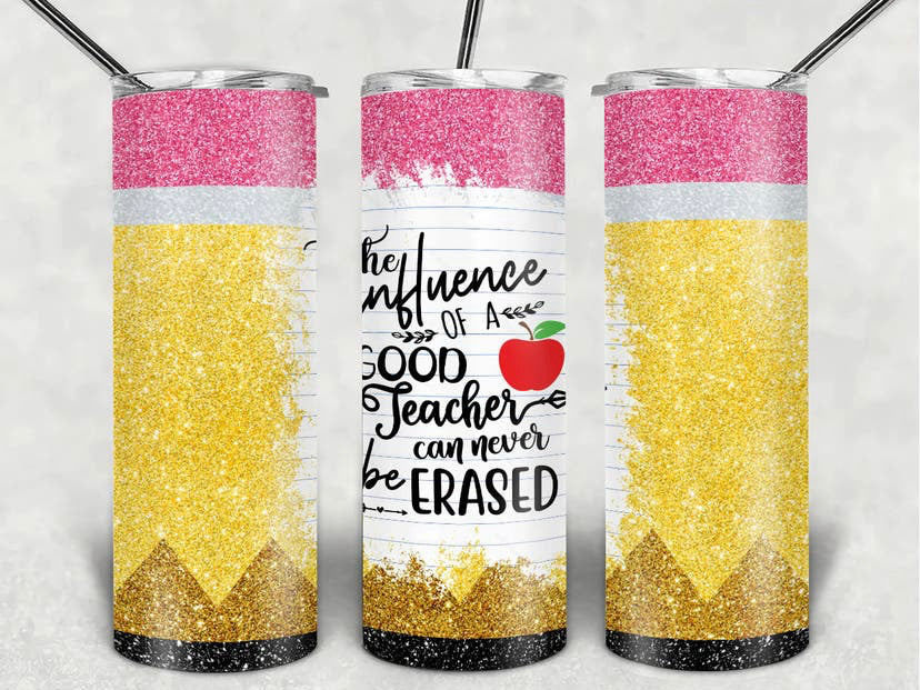 teacher pencil tumbler