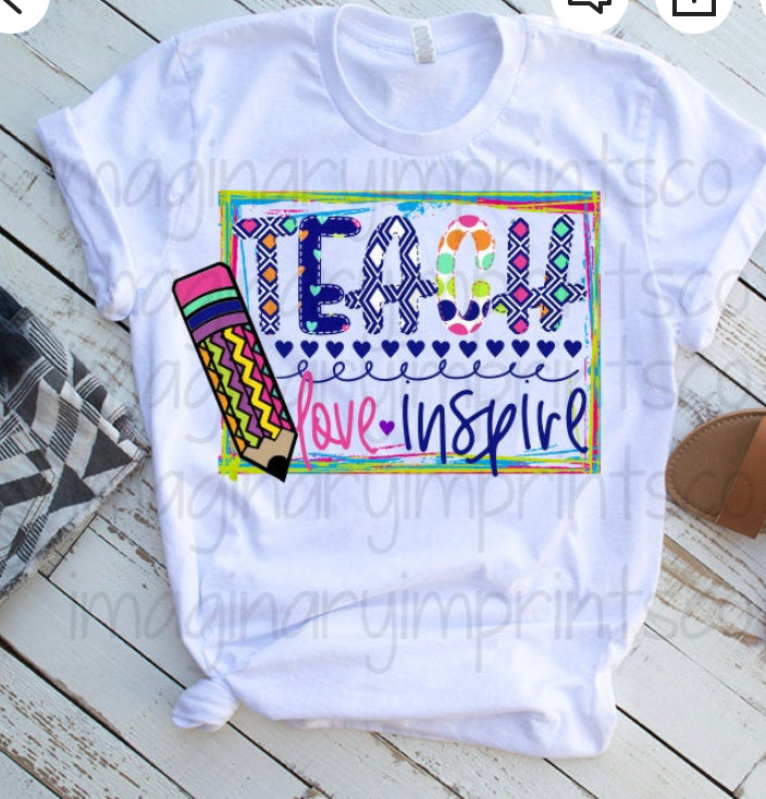 Teacher shirt bleach t-shirt