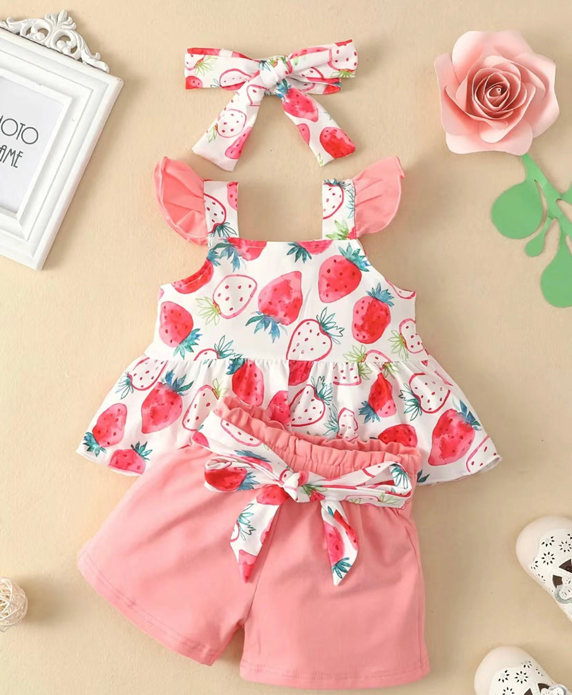Strawberry outfit (toddler)