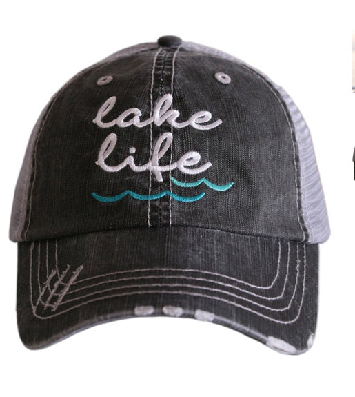 Lake life baseball hat