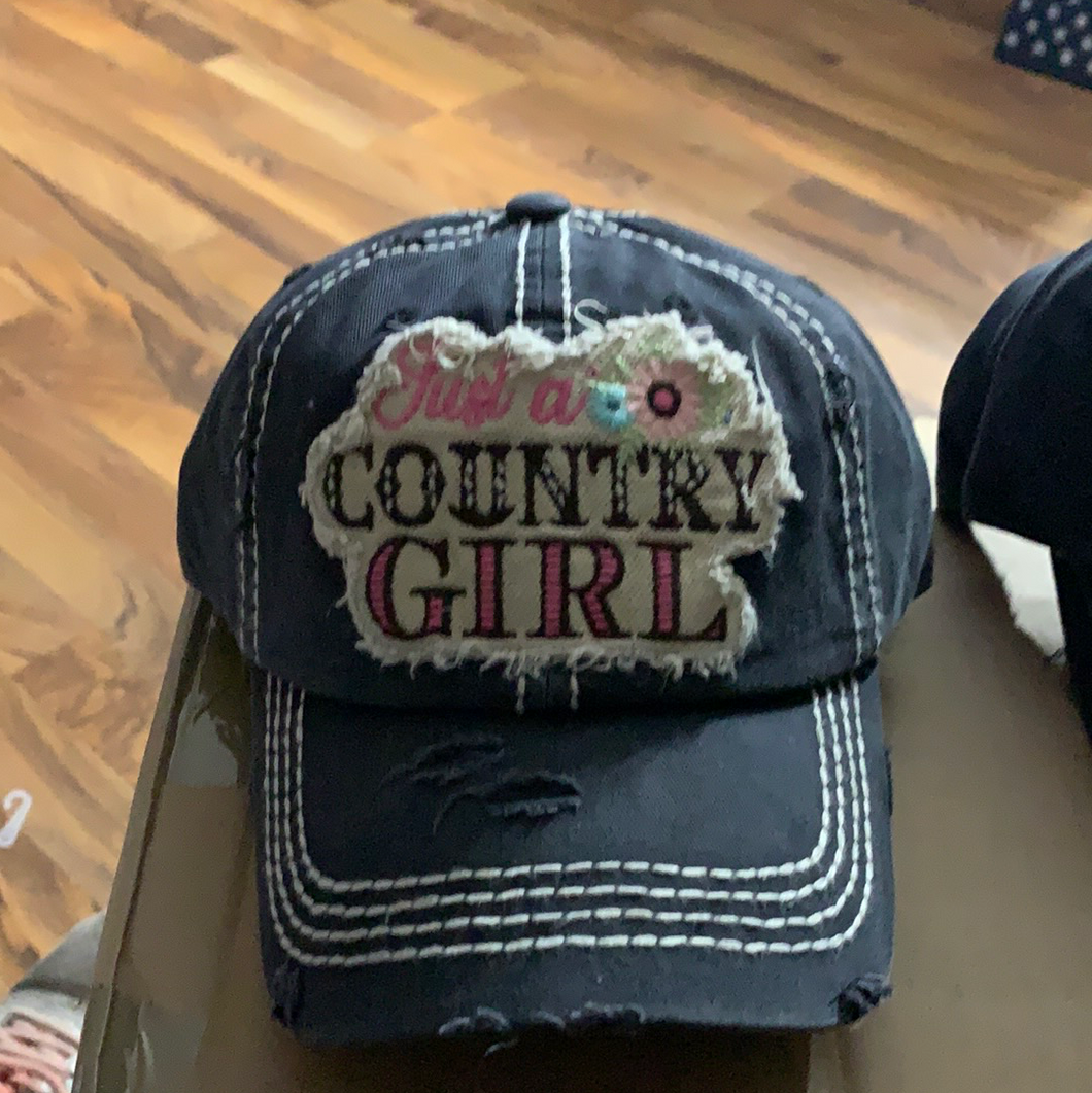 Just a country girl baseball hat