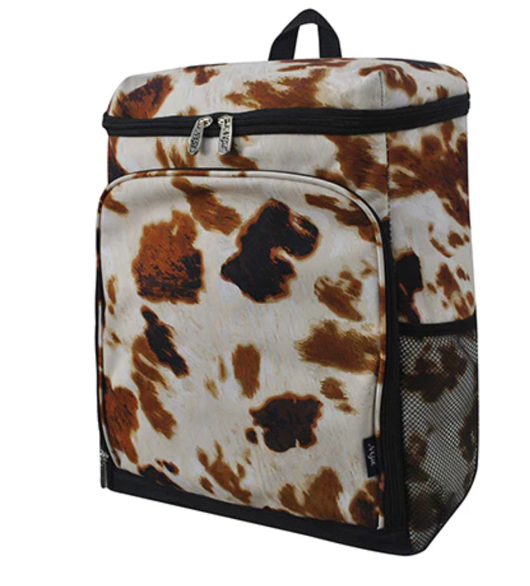 Cow hide (brown)(cooler) backpack