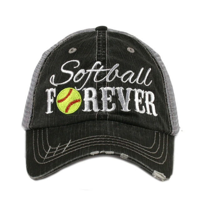 Softball forever hat