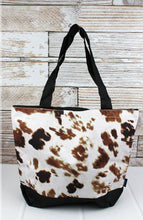 Load image into Gallery viewer, Cow hid print with change purse bag
