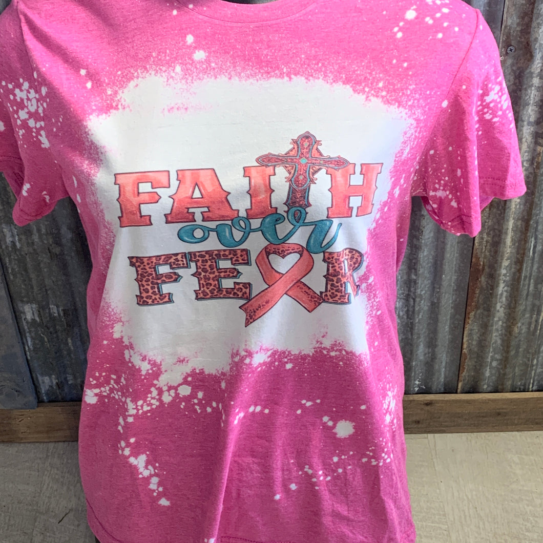 Religious bleach t-shirt