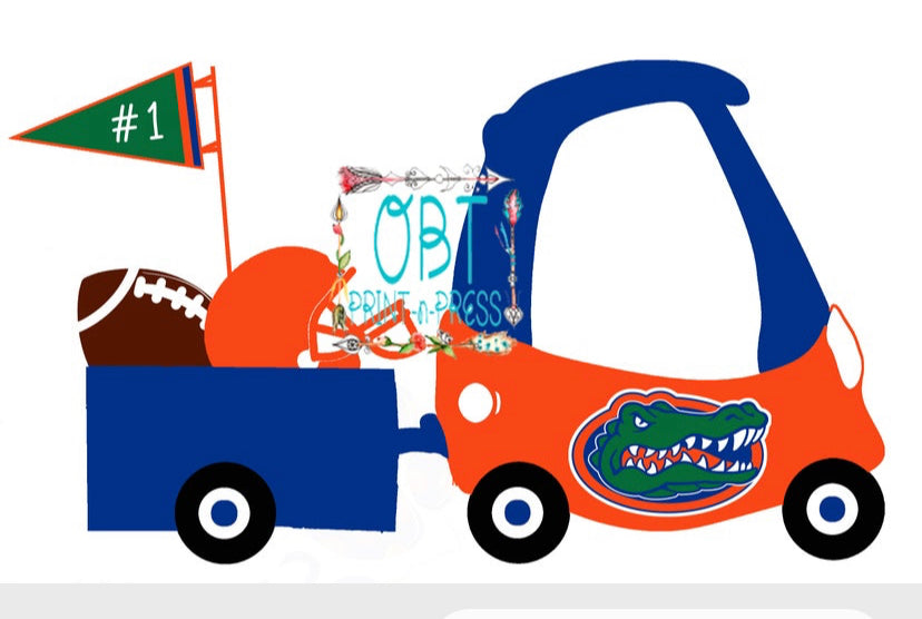 Gators  design to go on a bleach t-shirt