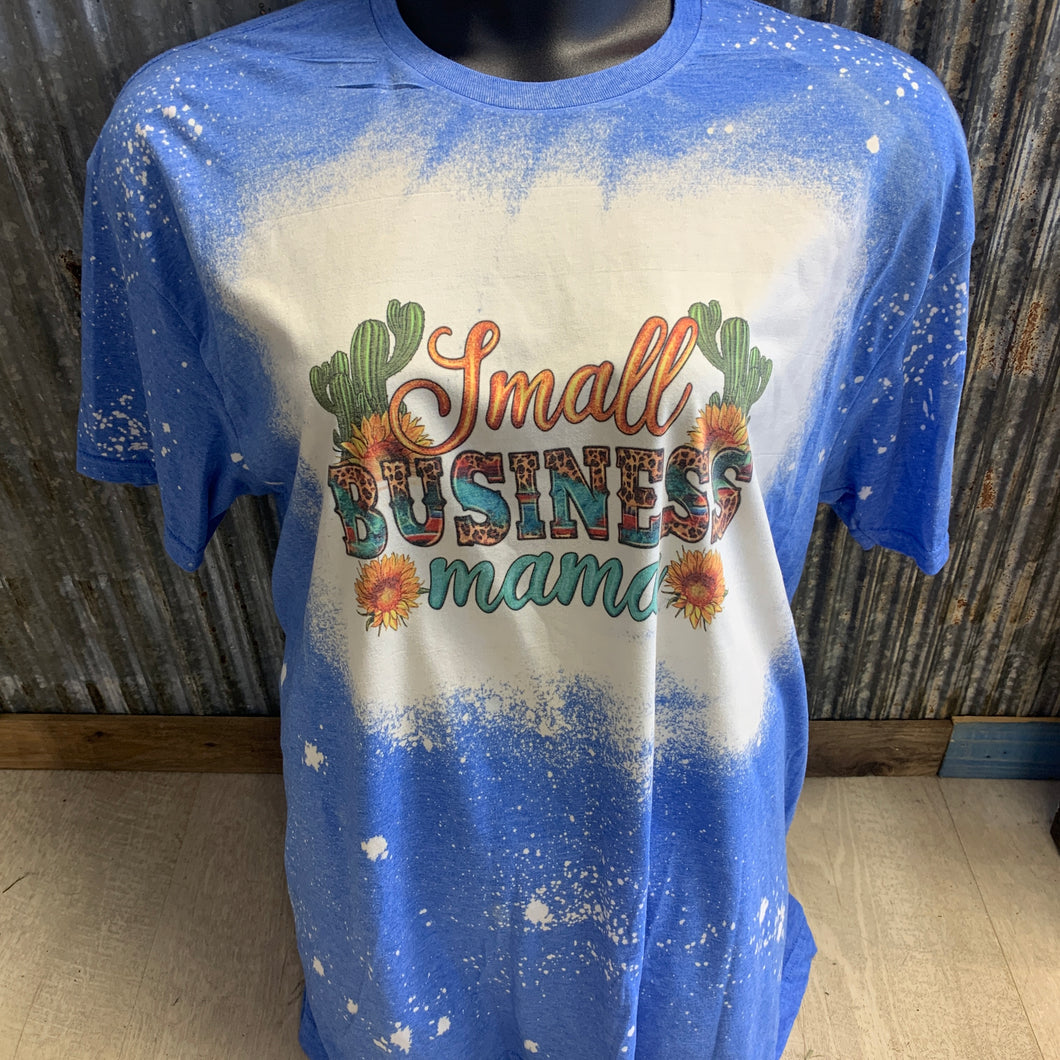 Small business bleach t-shirt
