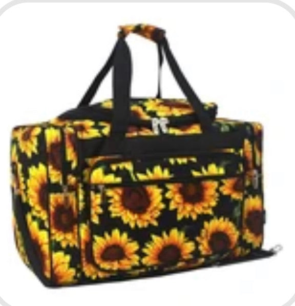 Sunflower(black) Duffle bag