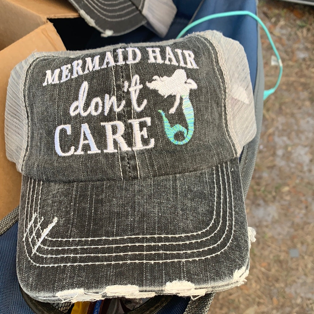 Mermaid hair don’t care hat