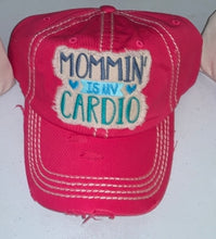 Load image into Gallery viewer, Mommin is my cardio baseball hat
