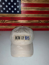 Load image into Gallery viewer, Mom of boys baseball hat
