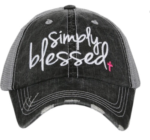 Simply Blessed (pink) hat
